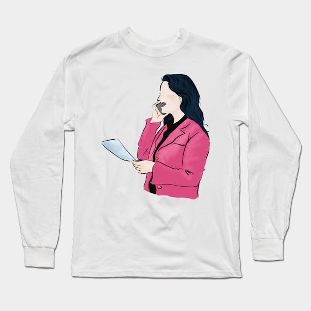 Confident woman Long Sleeve T-Shirt by Ammi